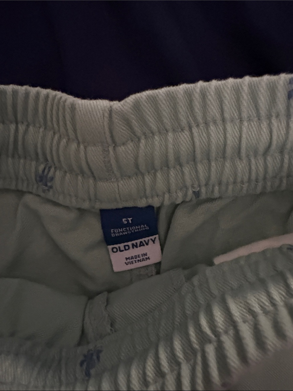 Tropical Embroidered Button-Up Shirt & Palm-Print Shorts Set Boys 5T - Picture 3 of 5